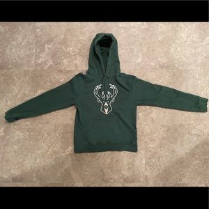 Fanatics Milwaukee Bucks Men’s Athletic Sweatshirt Hoodie Size Small
